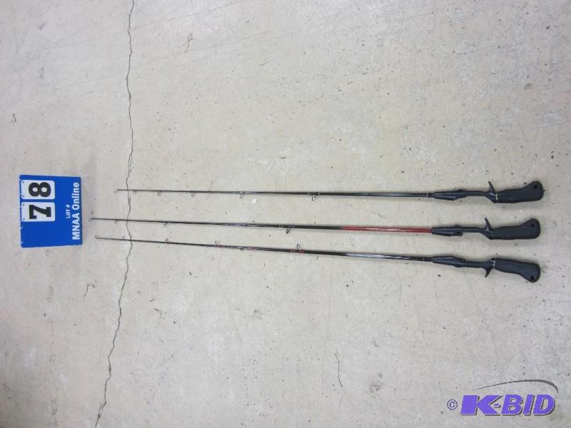lot 00078 image: 3 New Fishing Rods
