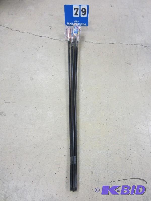 lot 00079 image: 6 New The Original Garden Tiki Torches
