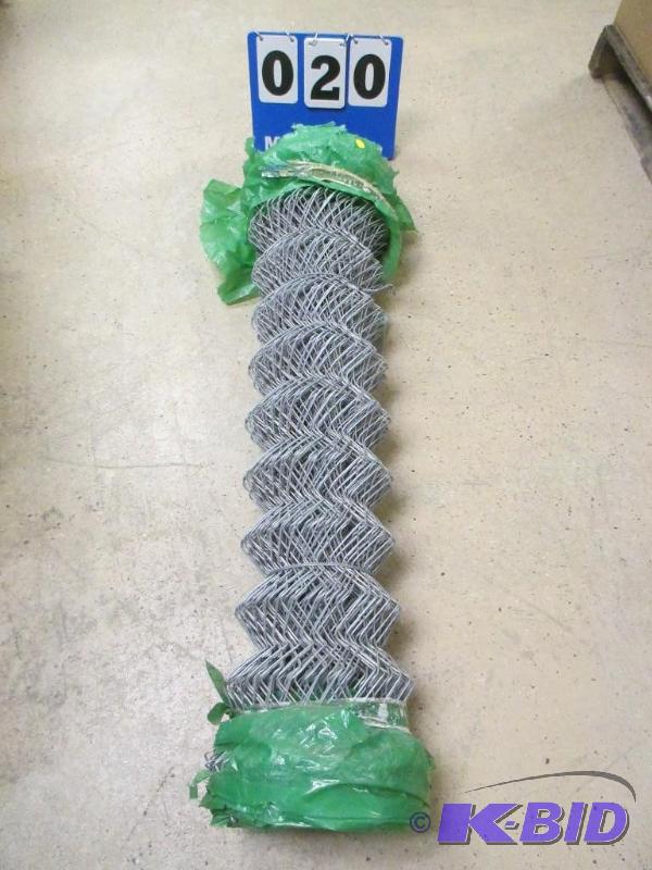 lot 20 image: 50 EZ-Roll Chain Link Fence