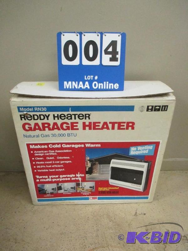 lot 4 image: New In Box Reddy Heater Garage Heater