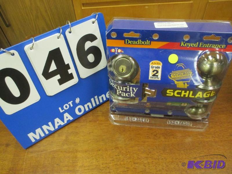 lot 46 image: New Schlage Security Door System