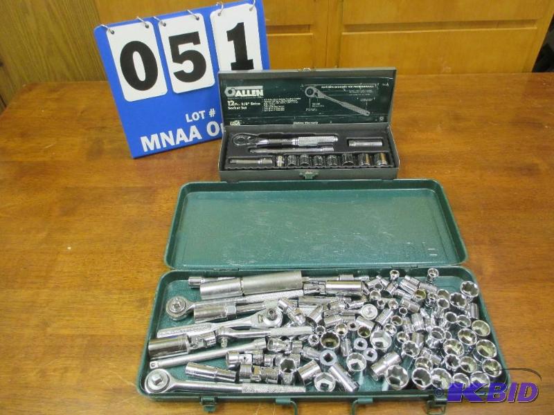 lot 51 image: Allen 38 Drive Socket Set Plus