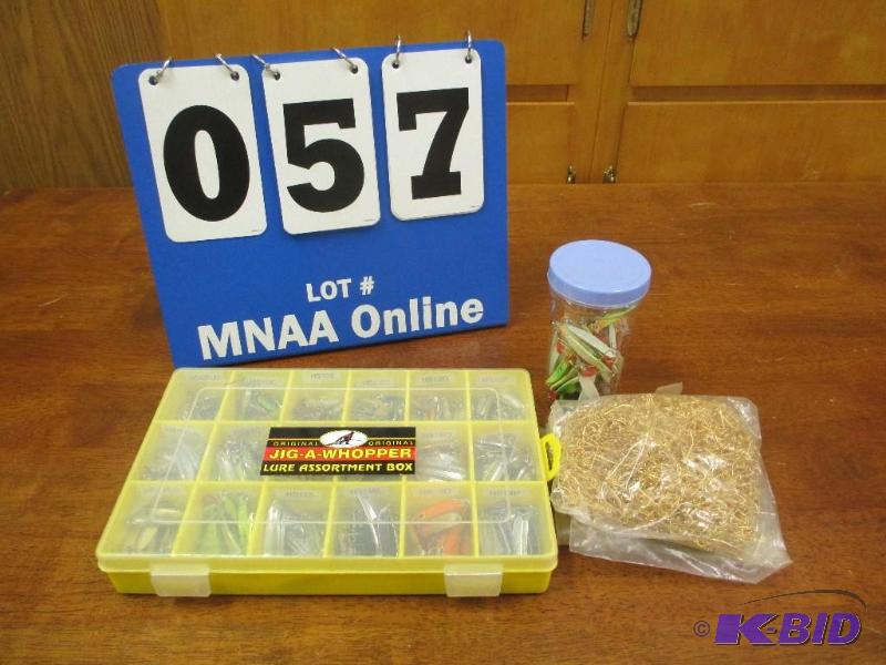 lot 57 image: Brand New Fishing Lures and Hooks