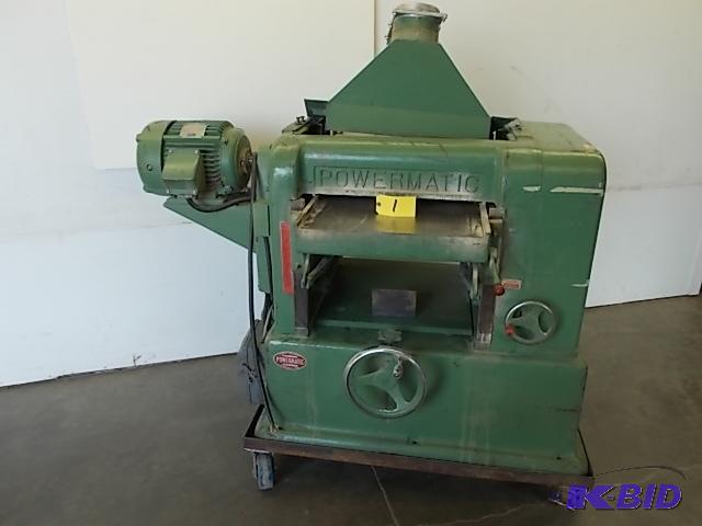 lot 1 image: Powermatic Model 221 20 Planer, 10 hp, 230 vo...