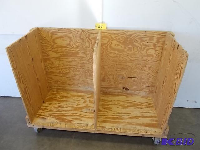 lot 39 image: Heavy Duty Shop Cart, 24" x 60"...