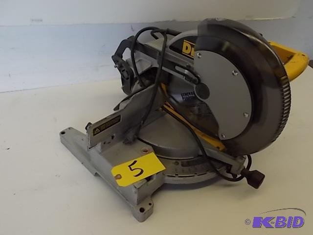 lot 5 image: Dewalt DW705 12" Compound Miter Saw, New...