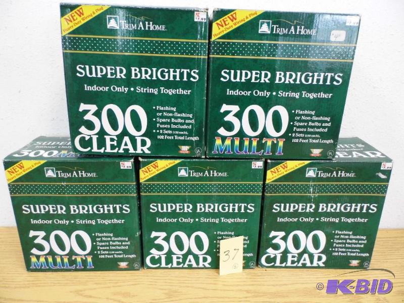 5 Sets of Christmas Lights