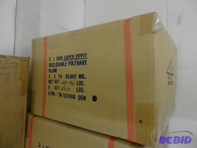 Super Zippit Recloseable Poly Bags. 8 x 10 Qt...