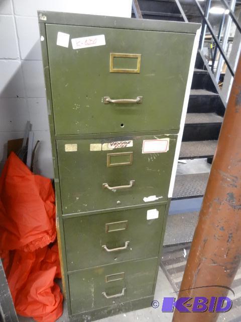 18&quot Metal 4 Drawer File Cabinet...