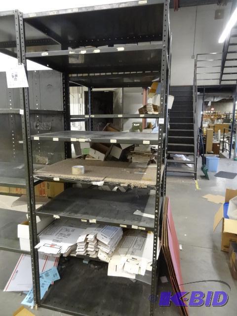 Metal Shelving Unit. 36 x 24 x 84...