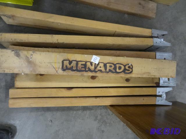 2 Complete Wood Saw Horses...