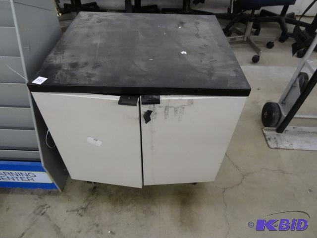 Copy Machine Cabinet on Wheels 24 x 22 x 24...