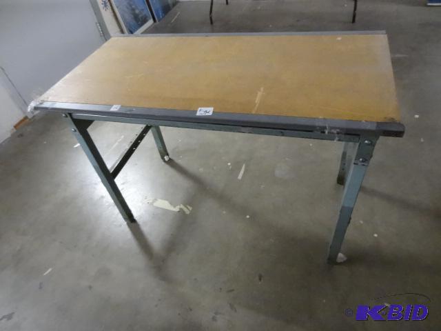 Metal Table with Wood Top is not Mounted. 47 ...