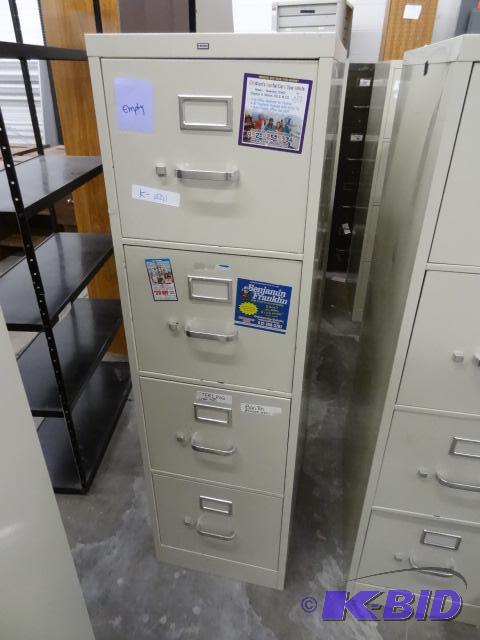 15&quot Metal Hon 4 Drawer File Cabinet...