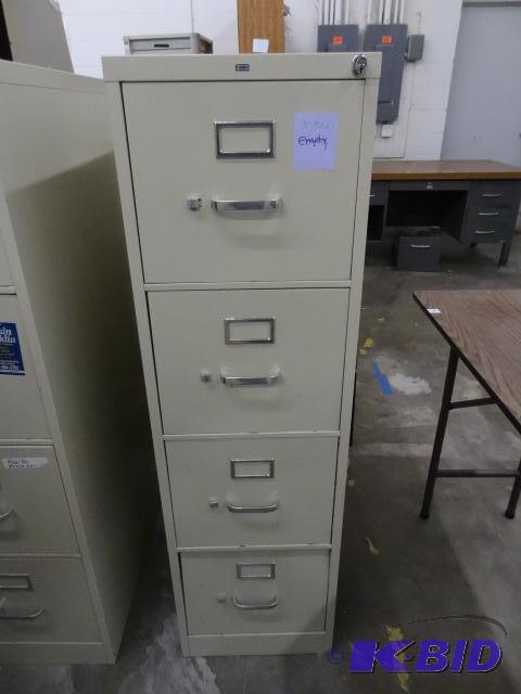 15&quot Metal Hon 4 Drawer File Cabinet...