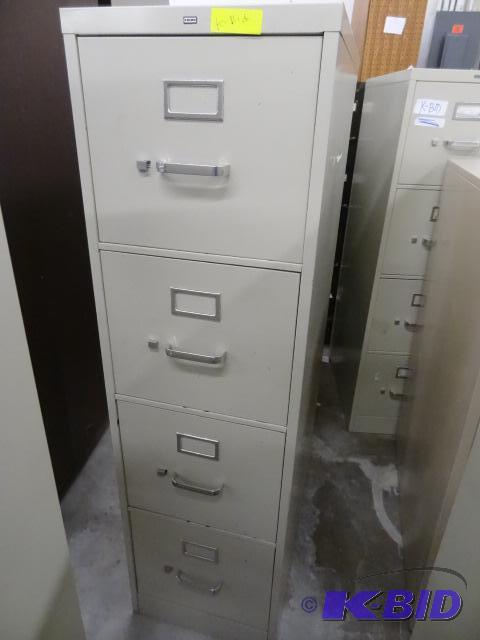 15&quot Metal Hon 4 Drawer File Cabinet...