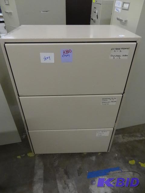 30&quot Metal 3 Drawer Lateral File...