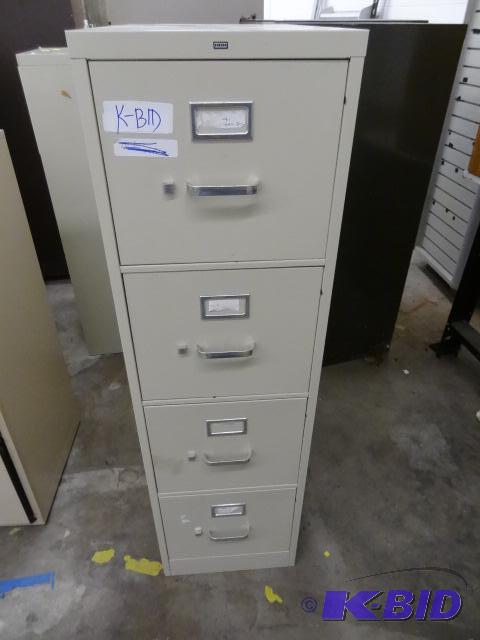 15&quot Metal Hon 4 Drawer File Cabinet...