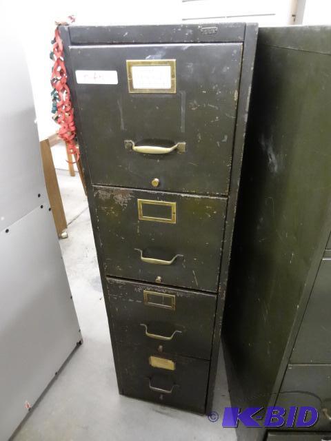 15&quot Metal 4 Drawer File Cabinet...
