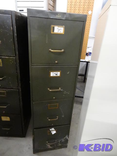 15&quot Metal 4 Drawer File Cabinet...