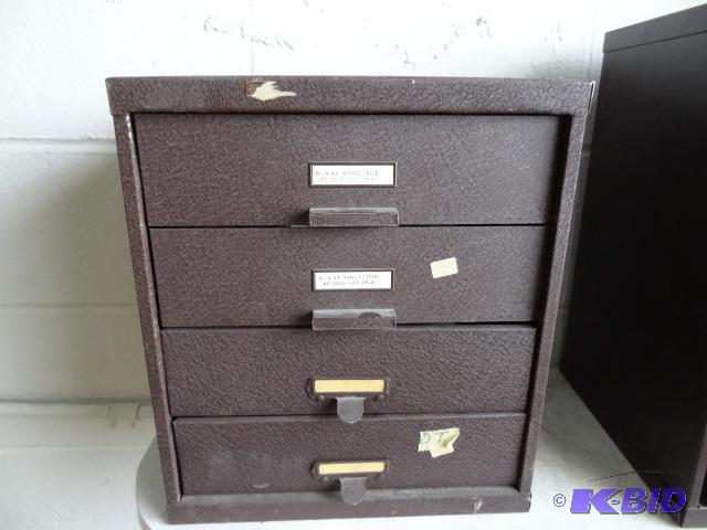 4 Drawer Metal Cabinet. 12 x 10 x 14 Plastic ...