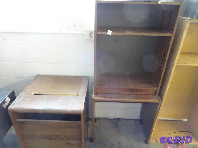 Laminate Cabinet. Desk and Printer Cart...