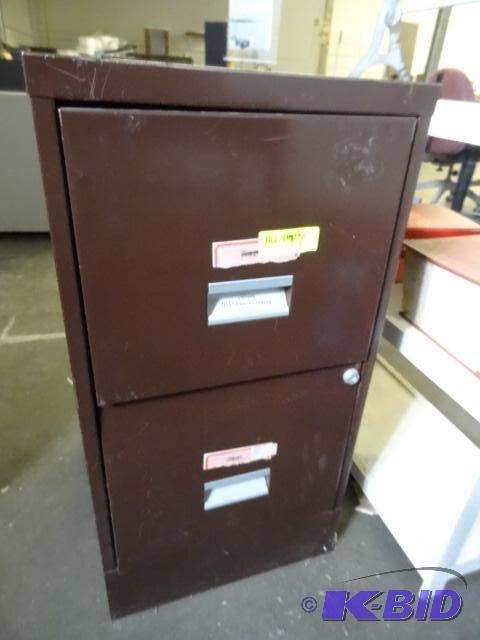 15&quot Metal 2 Drawer File Cabinet...