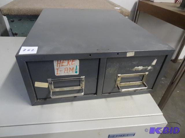 2 Drawer Metal Index File Cabinet...
