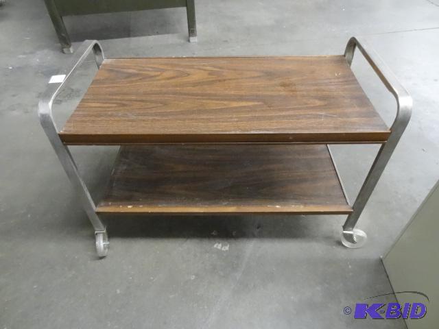 Vintage TV Cart on Wheels...