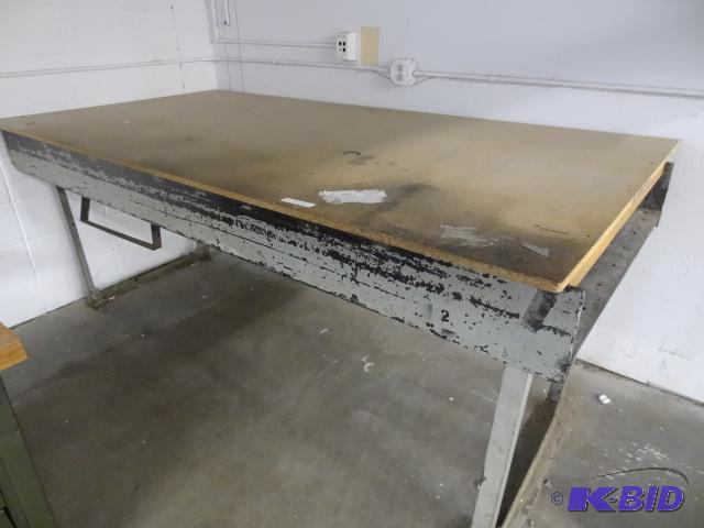 Heavy Duty metal Framed Work Bench with Lamin...