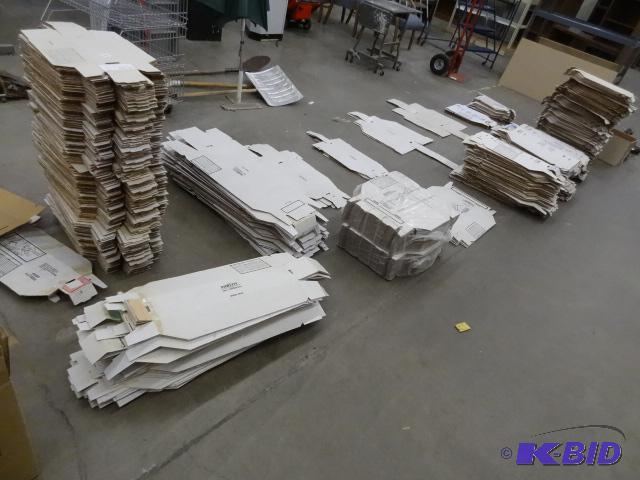 Large Lot of Cardboard Parts Trays. Lots of S...