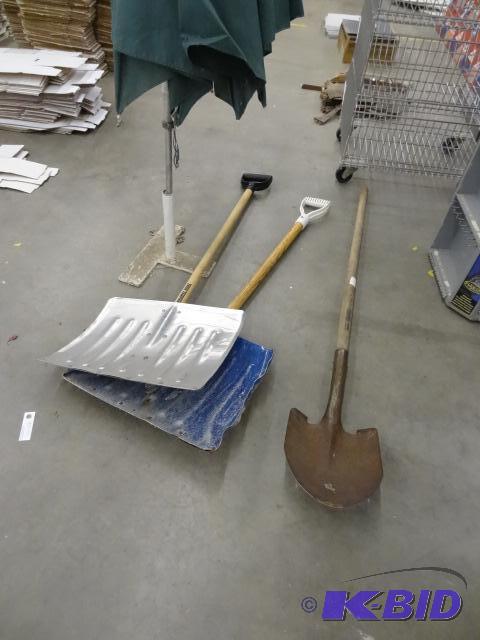 Umbrella and 3 Shovels...
