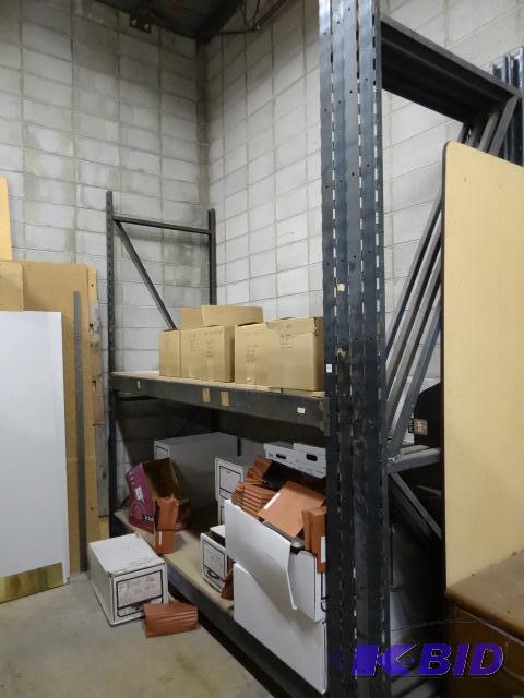 Pallet Rack Section with 3 Extra Uprights. 5 ...