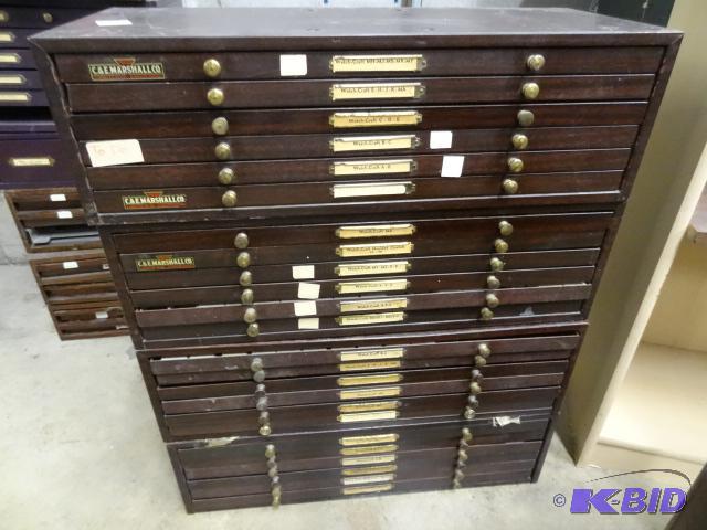 4 Watch Maker Cabinets...