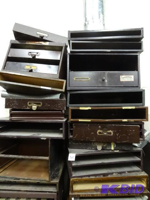 Misc. Watch Makers Cabinets. No Drawers. Shel...