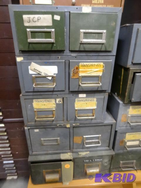 5 Index File Cabinets. 2 Drawer...