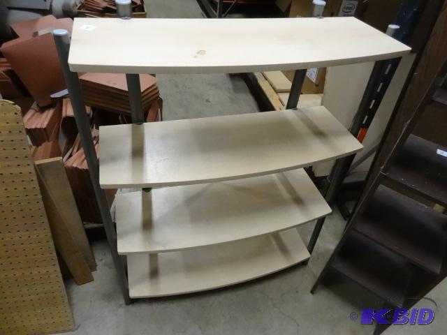 Metal Framed Shelf Unit with Laminate Shelves...