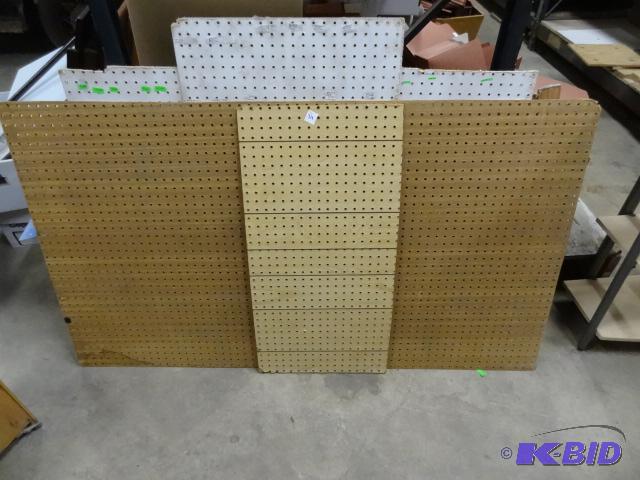 4 Sheets of Misc. peg Board...