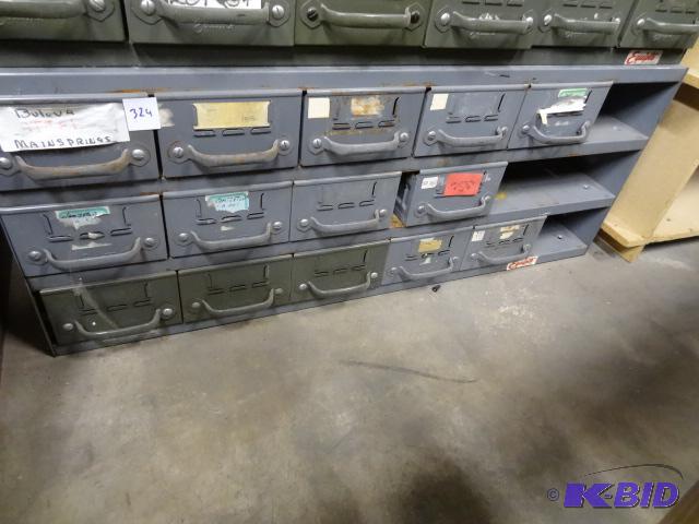 18 Drawer HardwareParts Cabinet. Missing 4 D...