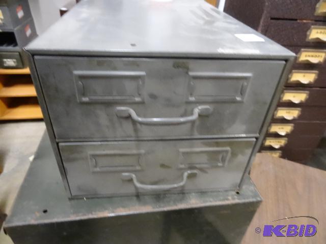 2 Drawer Metal PartsHardware Cabinet...