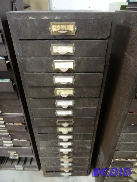 Metal Watchmakers Cabinet...