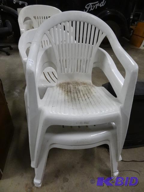 8 Patio Chairs...