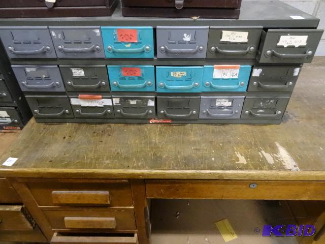 18 Drawer Metal PartsHardware Cabinet...