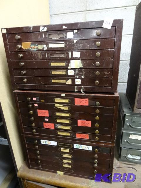 3 Watch Maker Cabinets...
