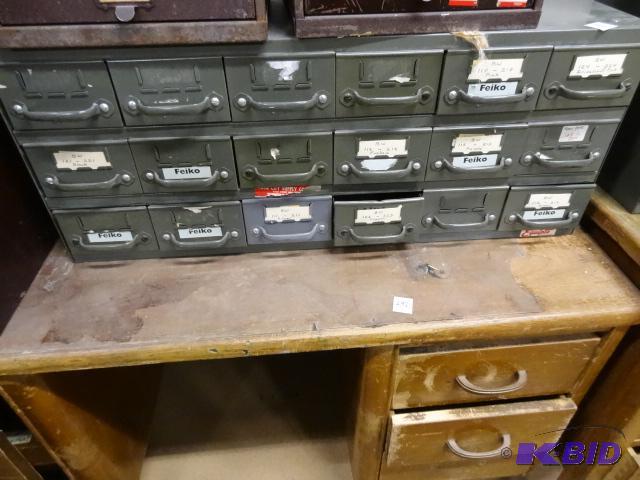 18 Drawer Metal PartsHardware Cabinet...