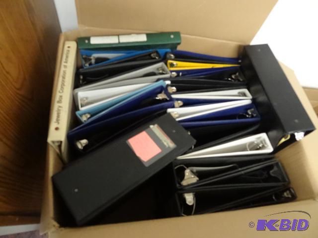 3 Boxes full of 3 ring Binders...