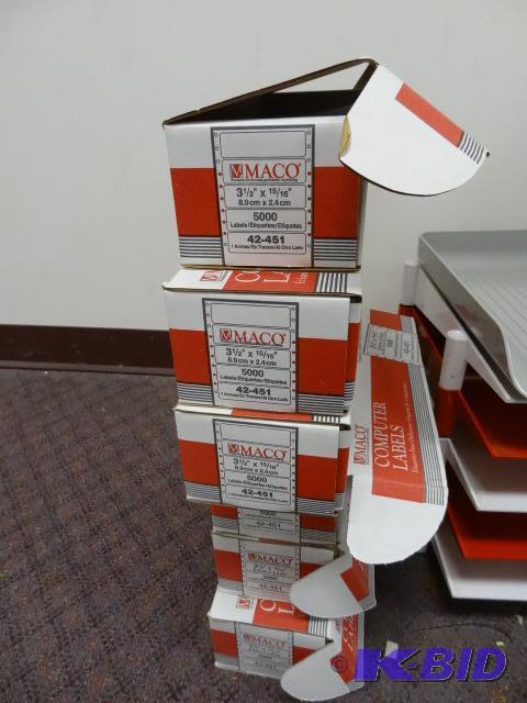 6 Boxes of 3 12 x 1516 Labels. Not all are ...
