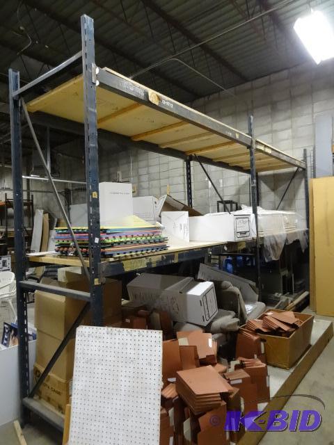 2 Pallet Rack Sections 3 Uprights 42 x 120, 1...
