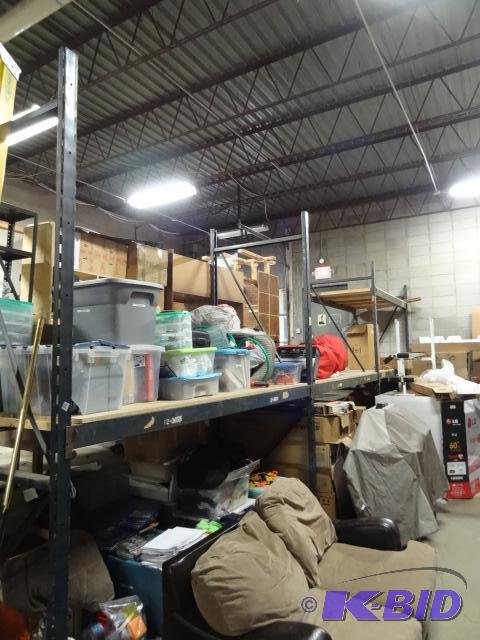 3 Sections of Pallet Racking 4 Uprights 42 x ...