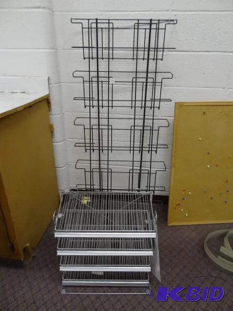 2 Metal Retail Display Racks...